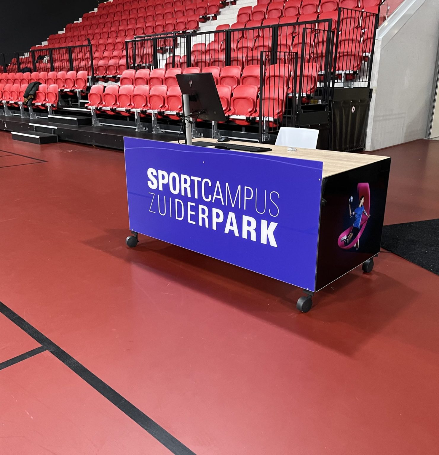 Signage-scherm in een accommodatie